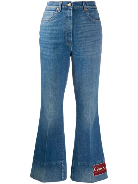 gucci flared jeans